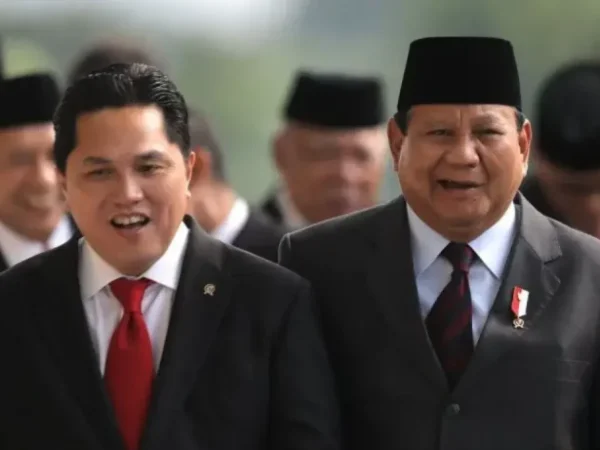 Peluang Erick Thohir Cawapres Prabowo Kembali Menguat