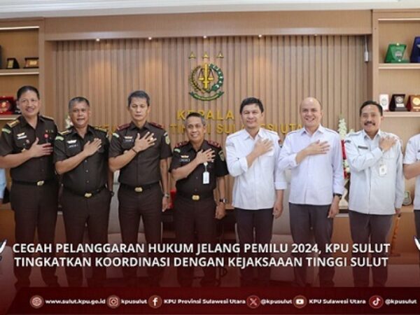 KPU Sulut Koordinasikan Pencegahan Pelanggaran Pemilu Bersama Kejati