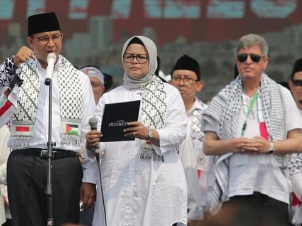 Ganjar-Prabowo Absen, Hanya Anies yang Hadiri Aksi Belas Palestina