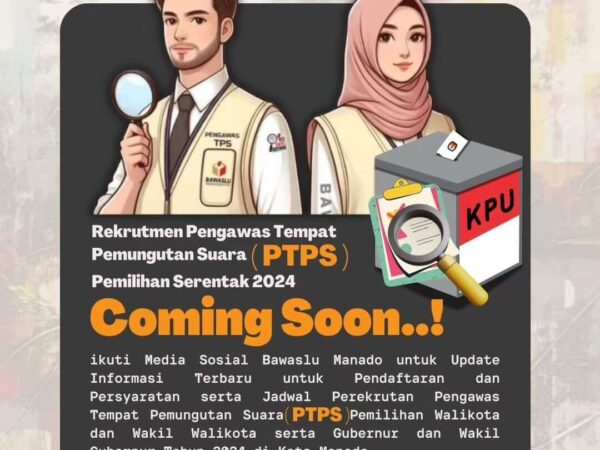 Rektrutmen PTPS Dimulai, Cek Medsos Bawaslu Manado